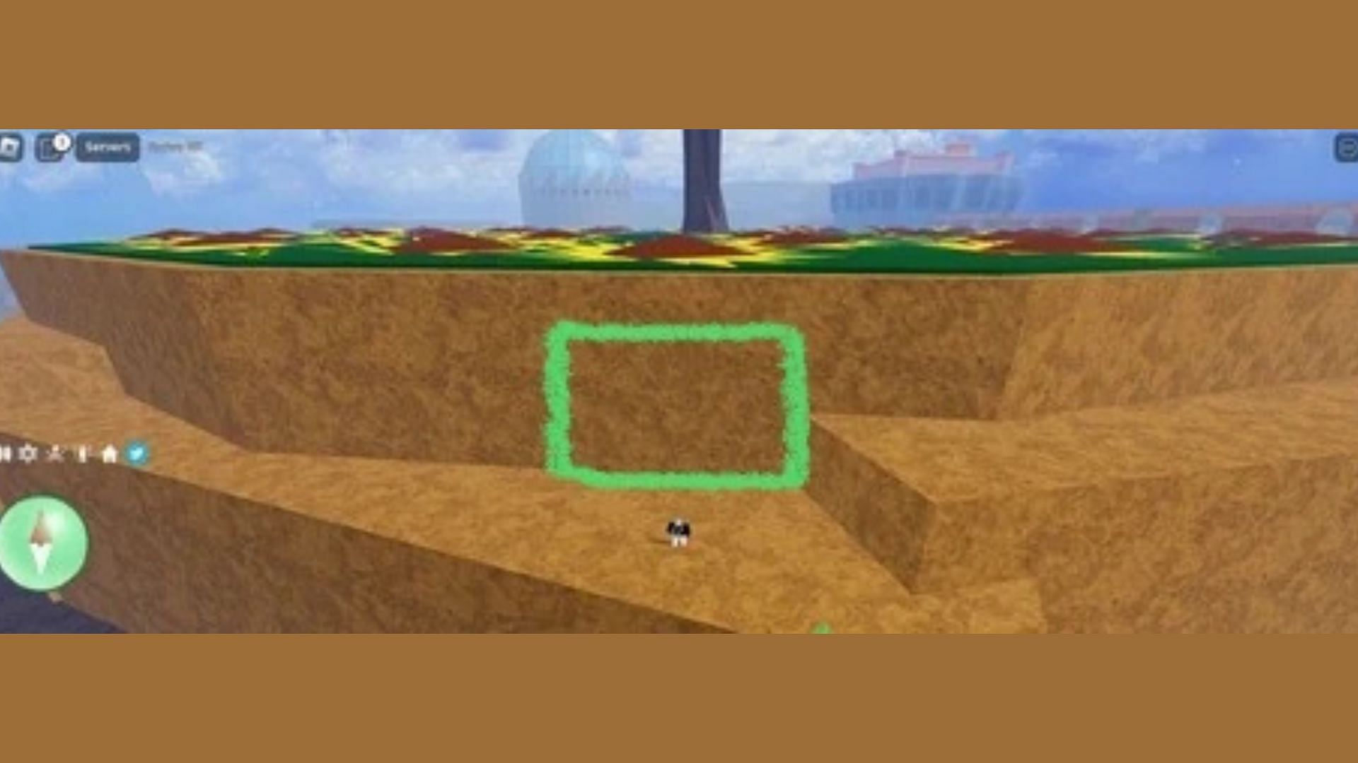 The Arrowe NPC location (Image via Roblox)